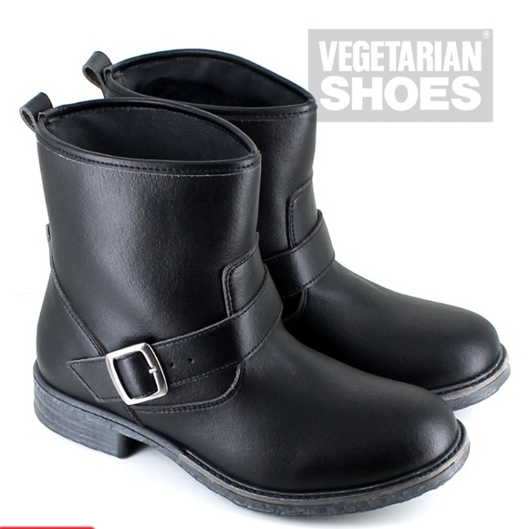 vegan biker boots uk